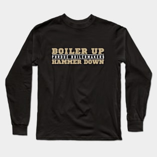 Purdue University Boilermakers Between The Lines Long Sleeve T-Shirt